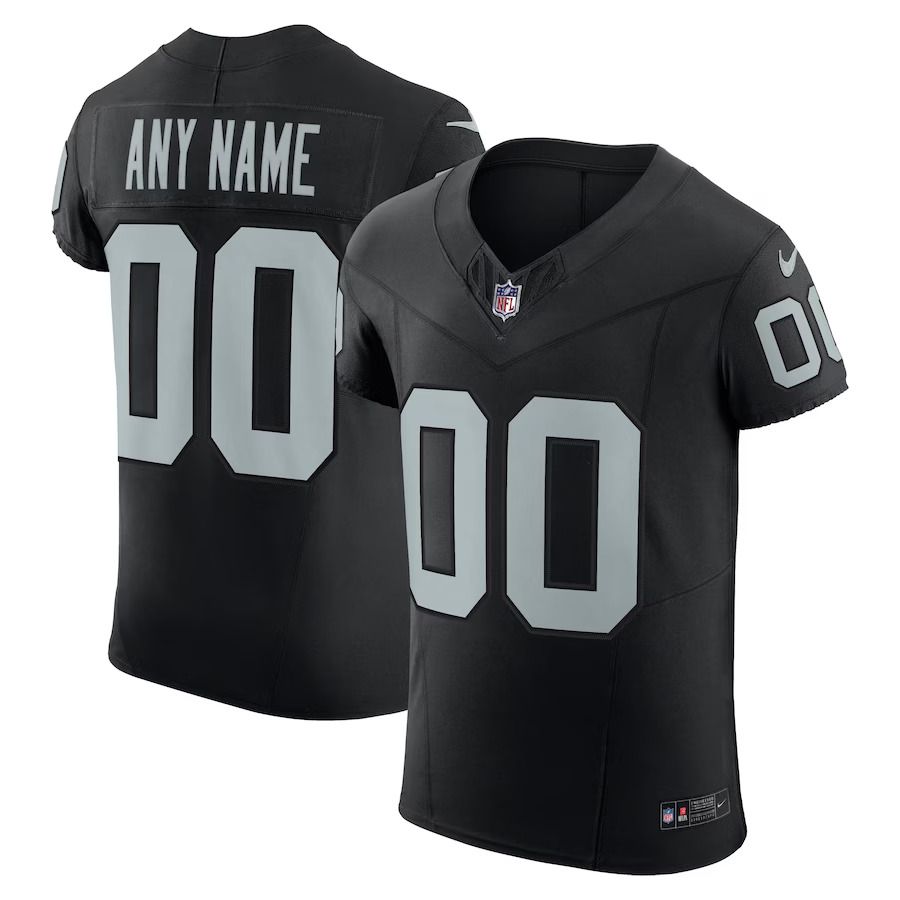 Men Las Vegas Raiders Nike Black Vapor F.U.S.E. Elite Custom NFL Jersey->customized nfl jersey->Custom Jersey
